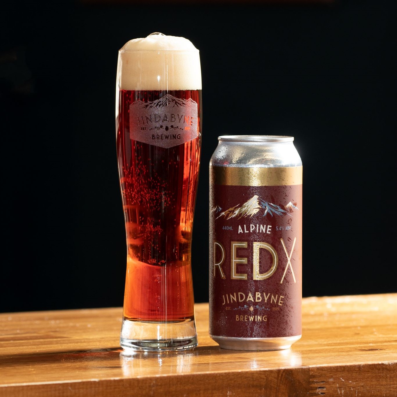 Red X beer at the Jindabyne Brewing Company